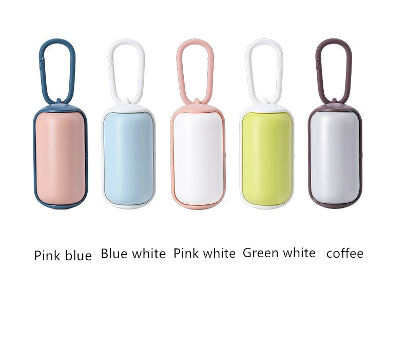 Portable Pet Poop Bag Dispenser – Dog & Cat Waste Bag Holder for Walks