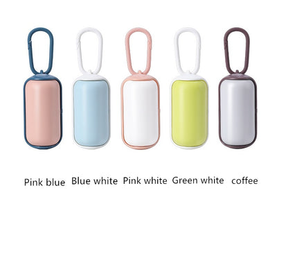 Portable Pet Poop Bag Dispenser – Dog & Cat Waste Bag Holder for Walks