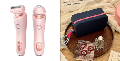 2-in-1 USB Rechargeable Hair Removal Epilator – Women’s Body Trimmer & Shaver for Face, Legs, Bikini & Underarms