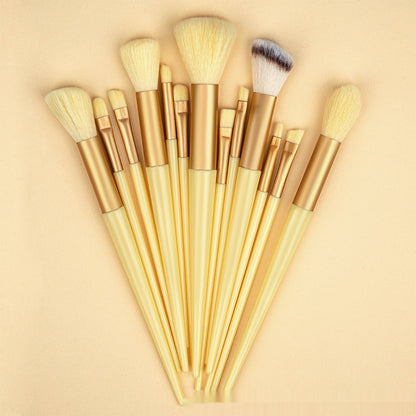 Portable Makeup Brush Set – Complete Professional Cosmetic Tool Kit for Face & Eye Makeup