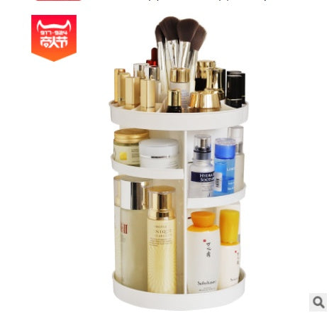 Diamond Wave Makeup Organizer – Elegant Cosmetic Storage Box with Drawers for Vanity & Bathroom
