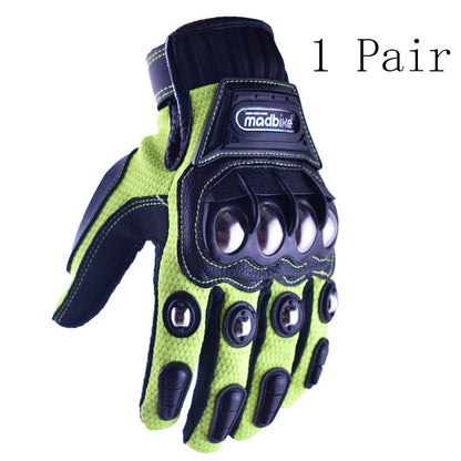 Alloy-Protected Off-Road Motorcycle Gloves – High-Performance Riding Gear