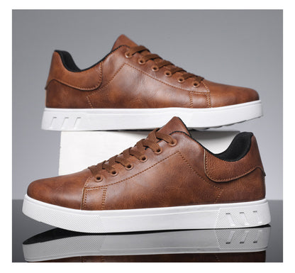 Men’s Lace-Up Casual Flat Shoes – Comfortable Everyday Fashion Sneakers