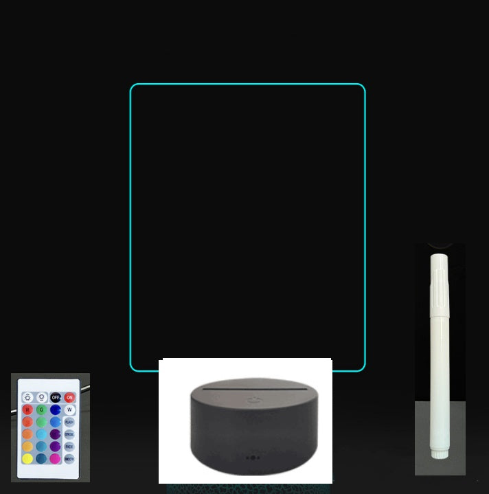 3D LED Acrylic Message Board – Glowing Handwriting Note Pad with Light-Up Display