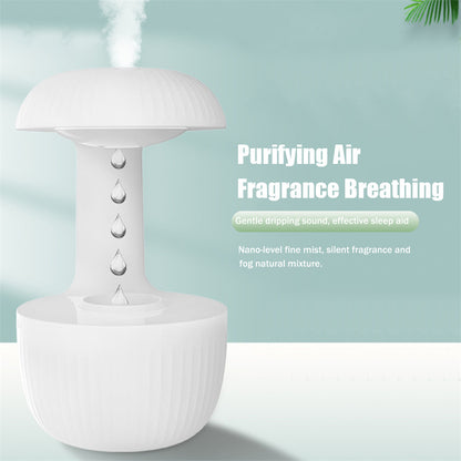Anti-Gravity Levitating Water Drop Humidifier – Silent Cool Mist Maker & Aroma Diffuser for Home or Office