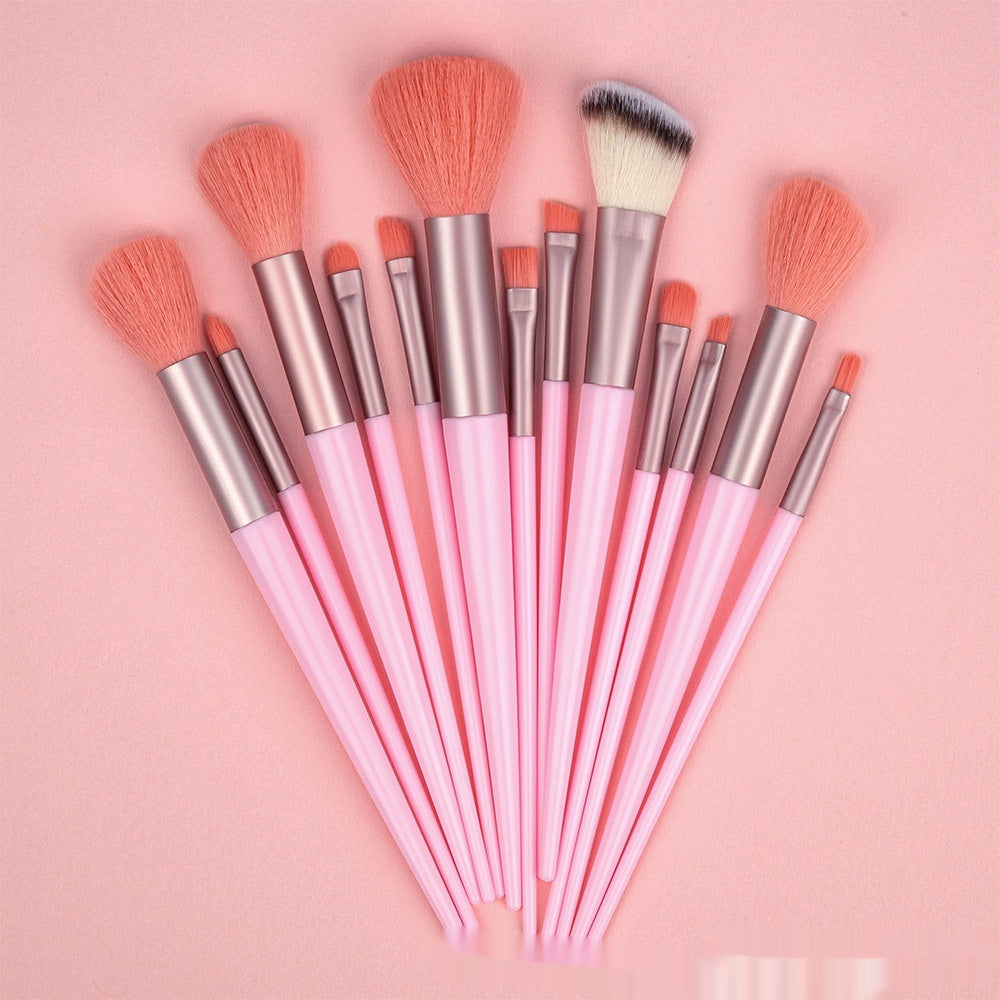 Portable Makeup Brush Set – Complete Professional Cosmetic Tool Kit for Face & Eye Makeup