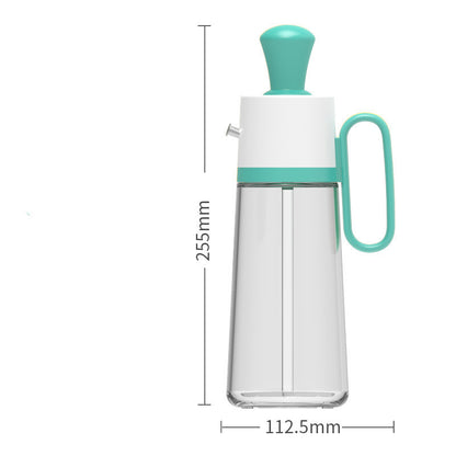 2-in-1 Oil Dispenser with Silicone Brush – Glass Bottle for BBQ, Cooking & Seasoning | Kitchen Spray Bottle Tool