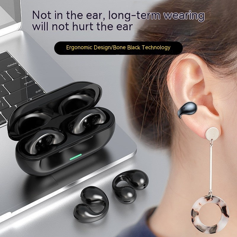 True Wireless Bone Conduction Bluetooth 5.3 Headset – Open-Ear Sport Earphones