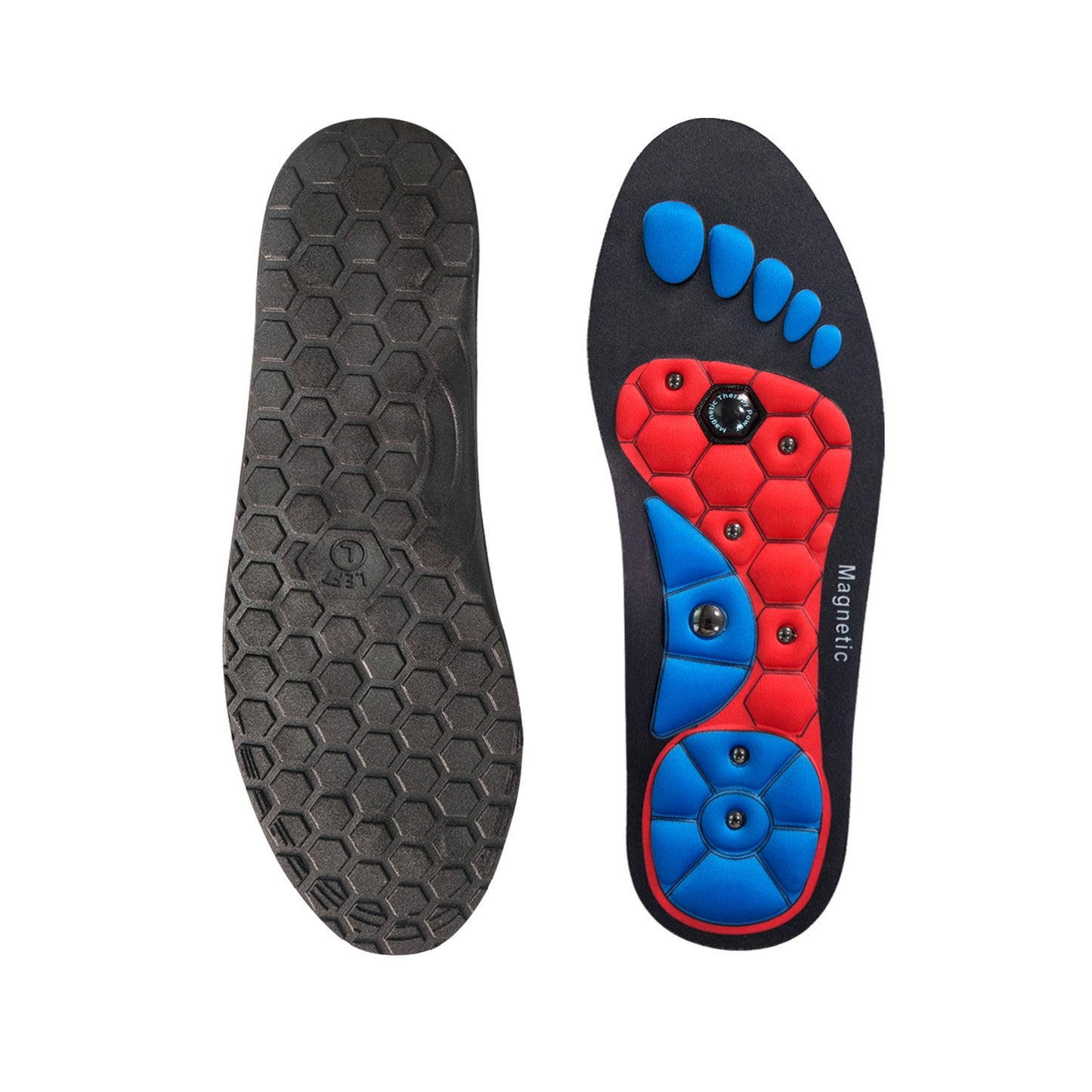 Magnetic Acupressure Insoles – Orthopedic Massage Shoe Pads for Pain Relief & Anti-Fatigue Support