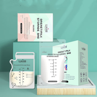 60pcs Breast Milk Storage Bags – Leakproof, BPA-Free, Pre-Sterilized Freezer Bags for Baby Milk