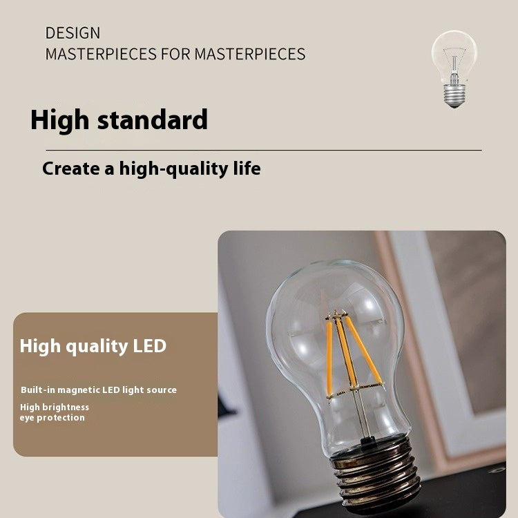 Suspension Bulb Night Light – Creative Floating LED Desk Lamp for Home & Office Decor