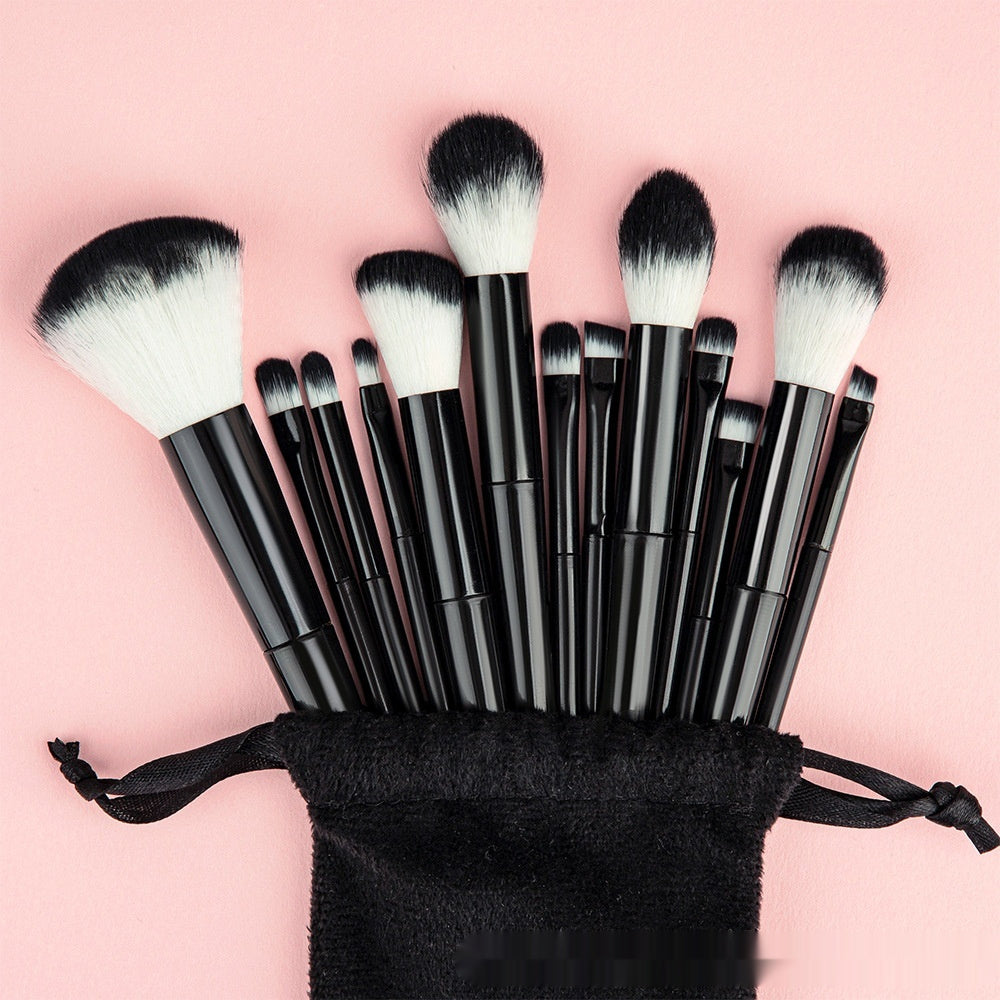 Portable Makeup Brush Set – Complete Professional Cosmetic Tool Kit for Face & Eye Makeup