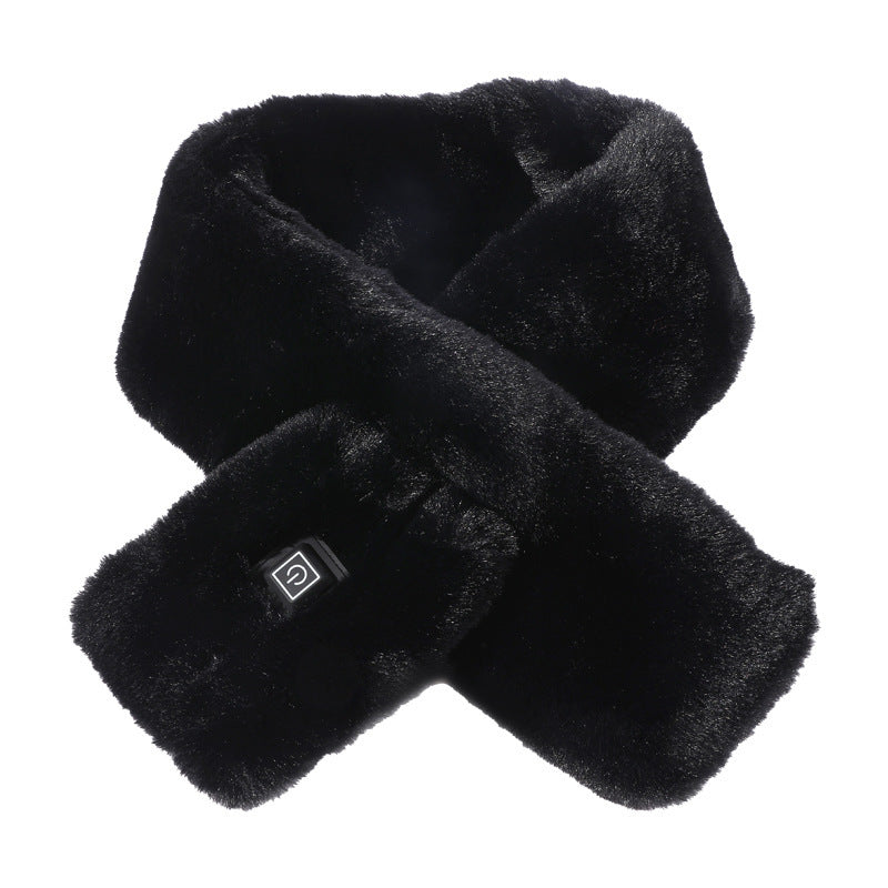 USB Electric Heated Scarf – Adjustable 3-Level Temperature Neck Warmer & Pain Relief Wrap for Men & Women