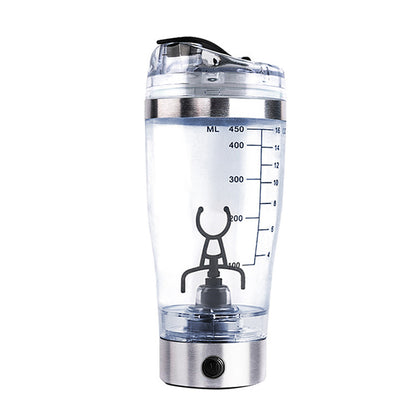 Electric Protein Shaker Bottle – USB Rechargeable Mixer Cup for Shakes, Milk, Coffee & Fitness Drinks