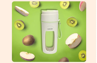 Portable Electric Blender – USB Rechargeable Smoothie & Juice Maker Cup for Travel, Gym, and Kitchen Use