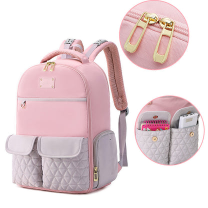 Large Capacity Mummy Diaper Bag Backpack – Multi-Pocket Baby Travel Organizer for Moms & Dads
