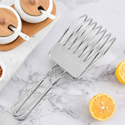 Stainless Steel Slicer – Precision Ham, Bread & BBQ Meat Cutter for Kitchen or Grill