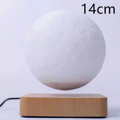 Magnetic Levitation Moon Lamp – 3D Printed Planet Night Light with Floating & Spinning LED Display