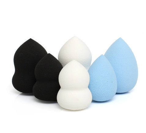 Wet & Dry Makeup Sponge – Water Drop Beauty Blender Puff for Foundation & Blending