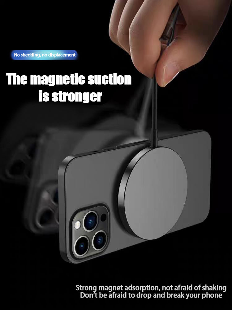 15W Magnetic Qi Wireless Charger – Fast Charging Pad for iPhone 12/13/14/15/16 Series