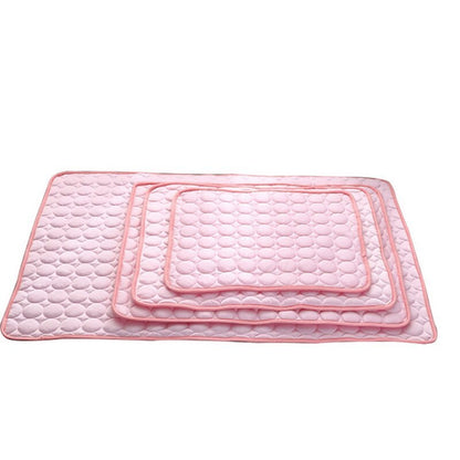 Pet Cooling Mat – Ice Silk Summer Bed for Dogs & Cats | Breathable, Soft, and Portable Cool Nest Pad