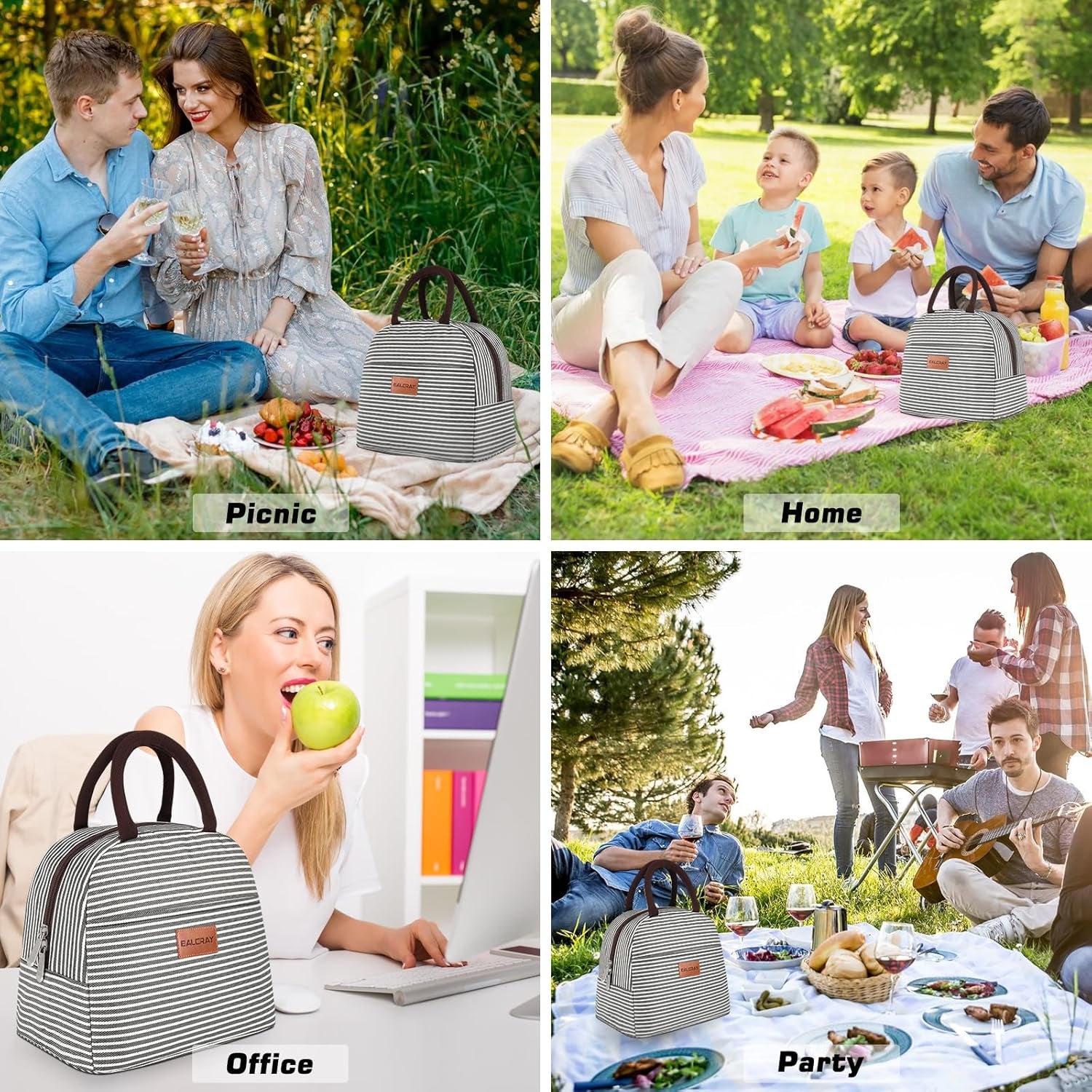 Lunch/Tote Bag for Women Lunch Box Insulated Lunch Container