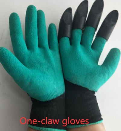 Garden Claw Gloves – Simple Weeding Artifact with Built-in Claws for Digging, Planting & Raking