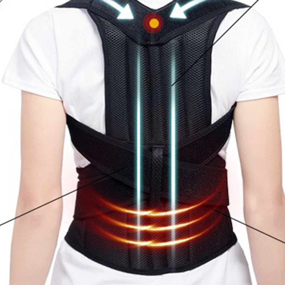 Adjustable Spine Posture Corrector – Back Support Brace for Men & Women