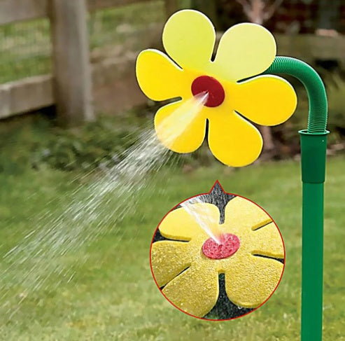 Sunflower Garden Sprinkler – 360° Adjustable Plastic Lawn Water Sprayer for Outdoor Irrigation & Garden Care