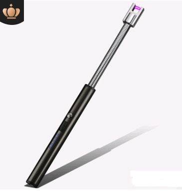 USB Rechargeable LED BBQ Lighter – Long Neck, 360° Flexible Design, Windproof & Flameless