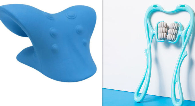 Manual 6-Wheel Neck Massager – Multifunctional Roller Tool for Muscle Relief & Relaxation