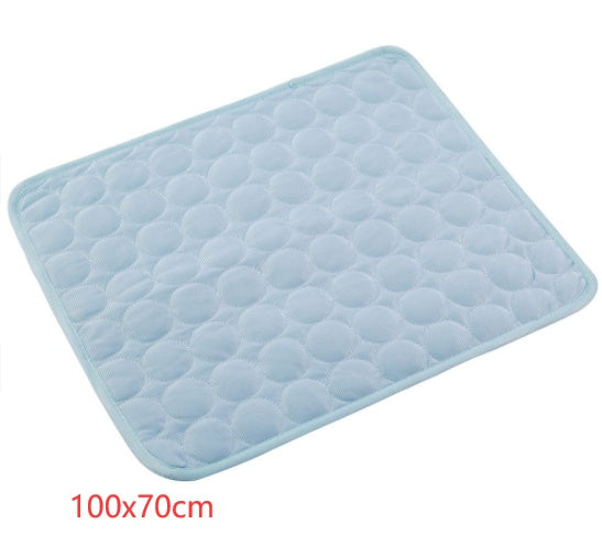 Pet Cooling Mat – Ice Silk Summer Bed for Dogs & Cats | Breathable, Soft, and Portable Cool Nest Pad