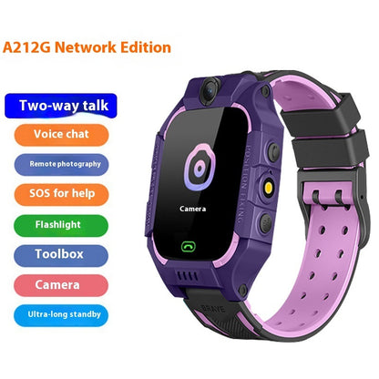 Kids Smartwatch with Touchscreen, Camera, 2G SIM – SOS, GPS LBS Tracking, Two-Way Calling & Remote Monitoring