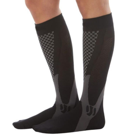Graduated Compression Socks for Men & Women – Athletic Fit for Running, Travel, Flight & Recovery Support
