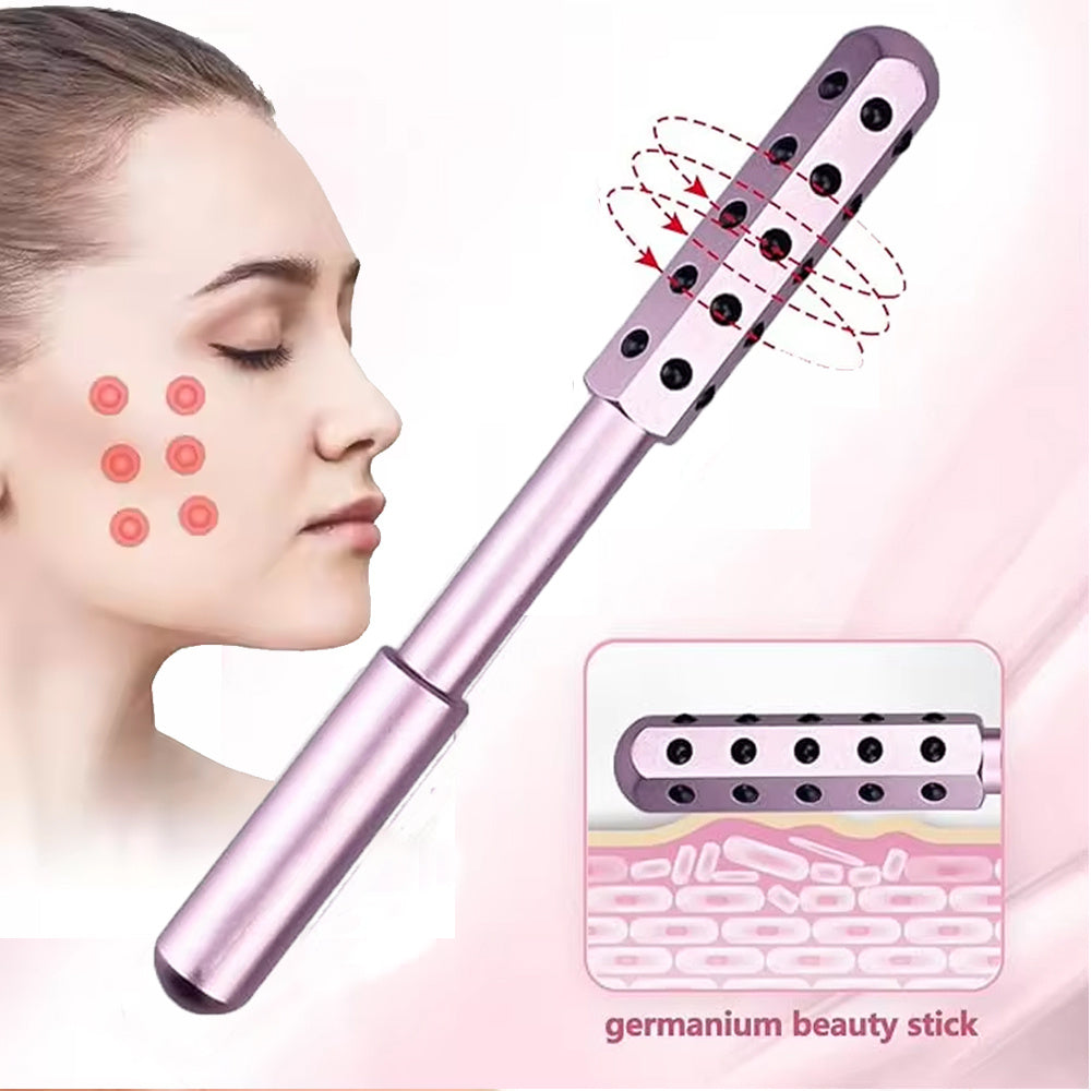 30-Germanium Facial Beauty Stick – Anti-Wrinkle Massage Roller Wand for Face Lifting & Skin Care