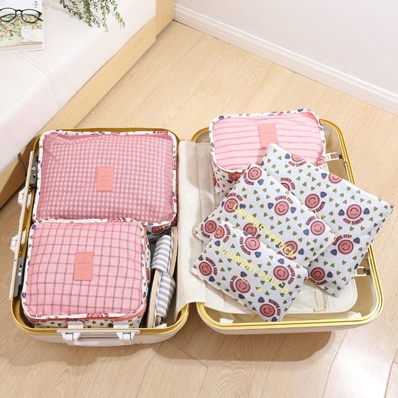 Clear Zipper Storage Bag Set – Transparent Organizer with Handle for Clothes, Toys, Travel & More
