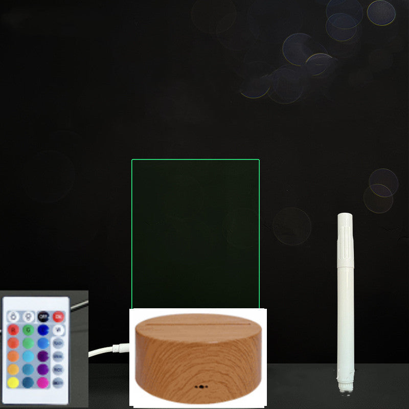 3D LED Acrylic Message Board – Glowing Handwriting Note Pad with Light-Up Display