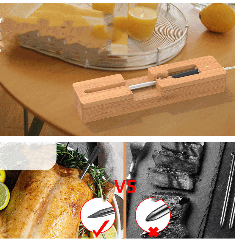 Smart Bluetooth Wireless Meat Thermometer – Digital BBQ & Food Temperature Monitor