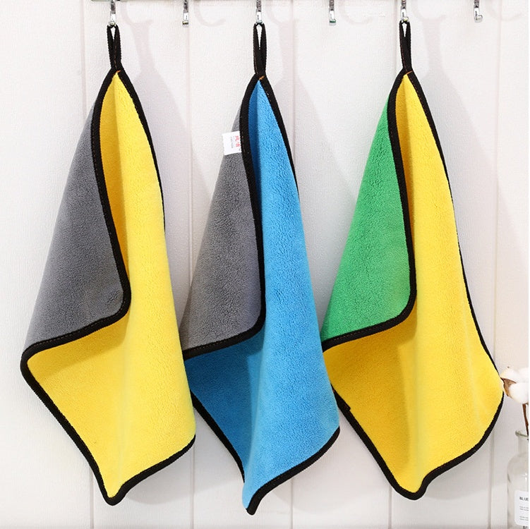 Dual-Sided Two-Color Car Wash Towel – Ultra-Absorbent, Reusable Cleaning Cloth