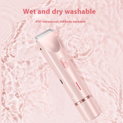 2-in-1 Women's Electric Hair Remover – Double Head Wet & Dry Shaver for Body and Bikini Line