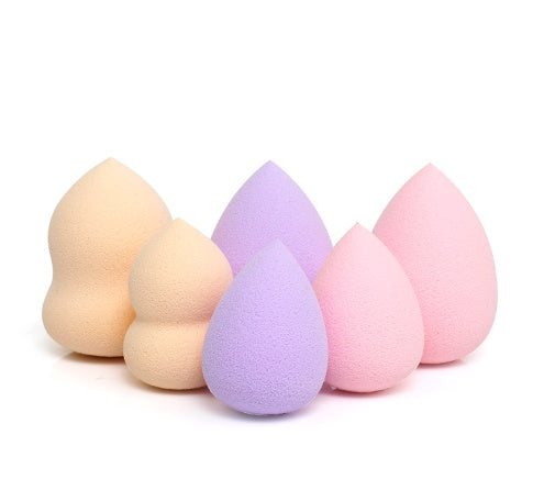 Wet & Dry Makeup Sponge – Water Drop Beauty Blender Puff for Foundation & Blending