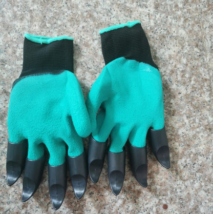 Garden Claw Gloves – Simple Weeding Artifact with Built-in Claws for Digging, Planting & Raking