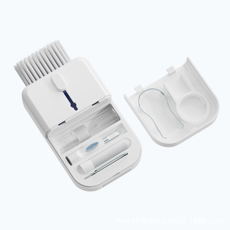 11-in-1 Portable Electronics Cleaning Kit – Multifunctional Tool Set for Keyboard, Phone, Earbuds & Screen with Storage Case
