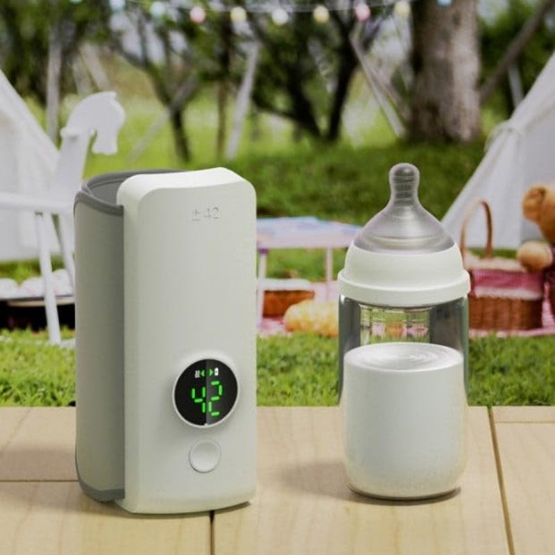 Portable Wireless Baby Bottle Warmer – USB Rechargeable Heating Bag with Constant Temperature & Universal Fit