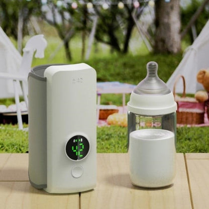 Portable Wireless Baby Bottle Warmer – USB Rechargeable Heating Bag with Constant Temperature & Universal Fit