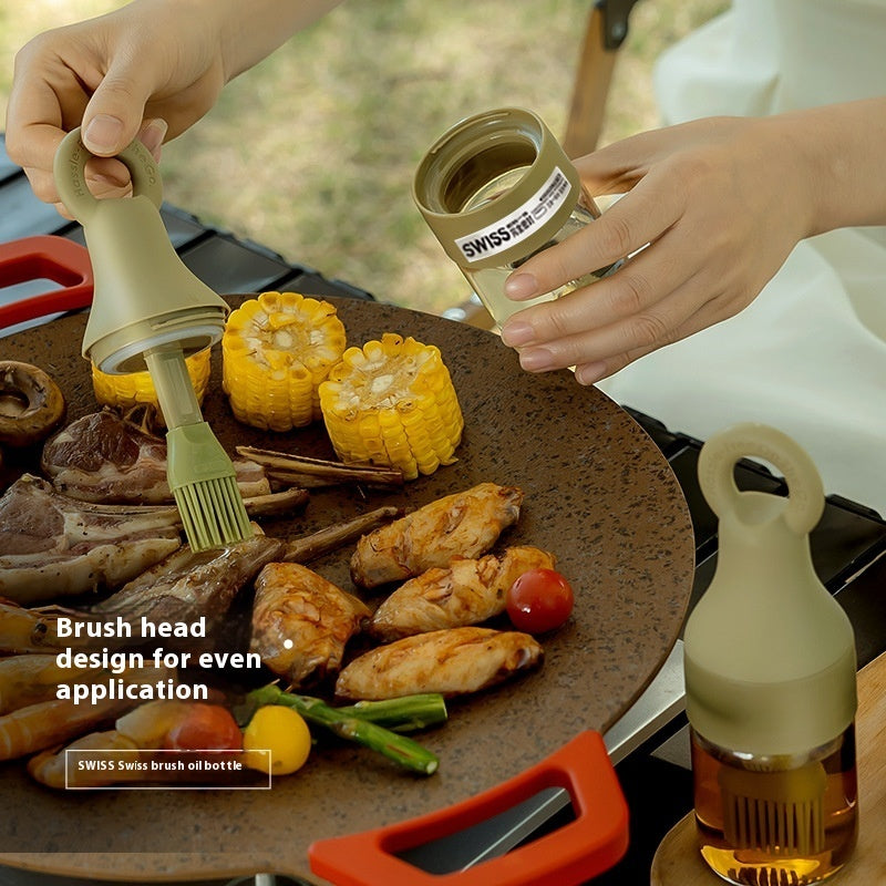Strong Seal Silicone Oil Brush – Lint-Free BBQ & Kitchen Basting Tool for Household Use
