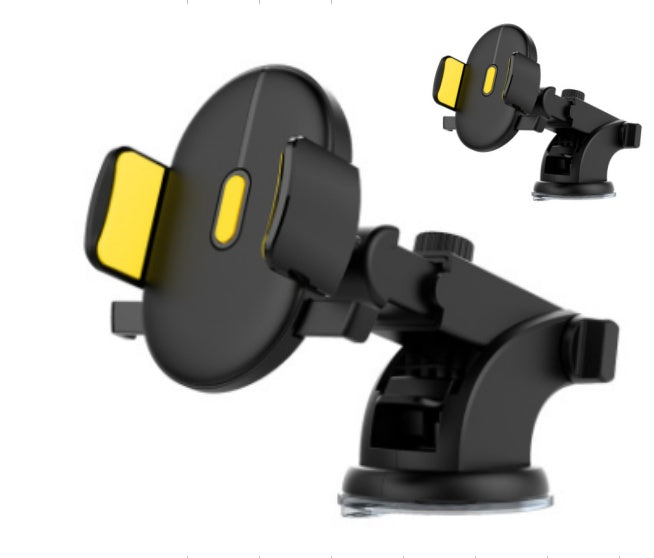 Telescopic Car Phone Holder – Long Arm Dashboard Mount with Suction Cup Base