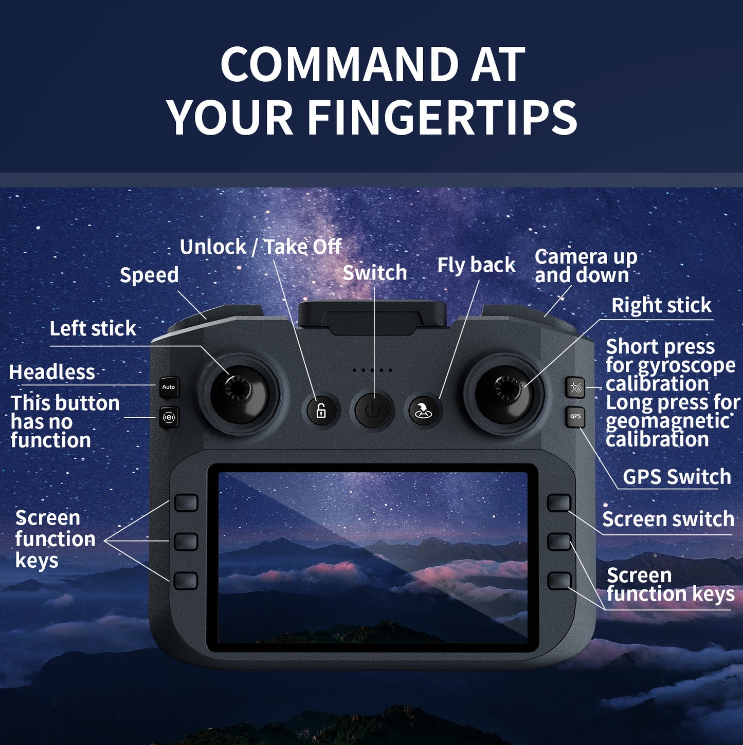 4DRC M7 GPS 4K Drone for Adults – Brushless Motor, Follow Me Mode, Long Range RC Quadcopter with Camera