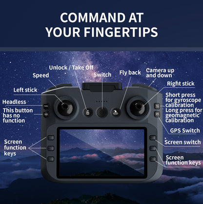 4DRC M7 GPS 4K Drone for Adults – Brushless Motor, Follow Me Mode, Long Range RC Quadcopter with Camera