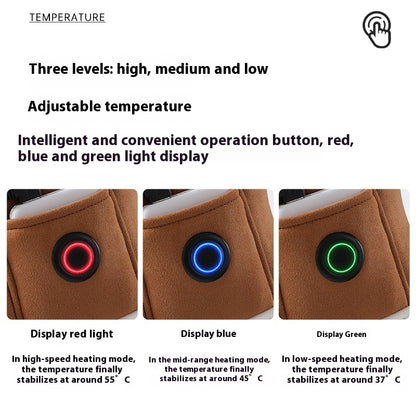 Rechargeable Electric Heated Shoes – Winter Foot Warmers with Adjustable Temperature & Cozy Cotton Lining